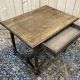 Table d'appoint en chêne du XIXème