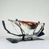 Vintage brutalist wall lamp, Italy, 1970s