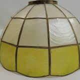 Mother-of-pearl pendant light / chandelier / vintage