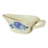 Saucière Rose bleue Digoin Sarreguemines