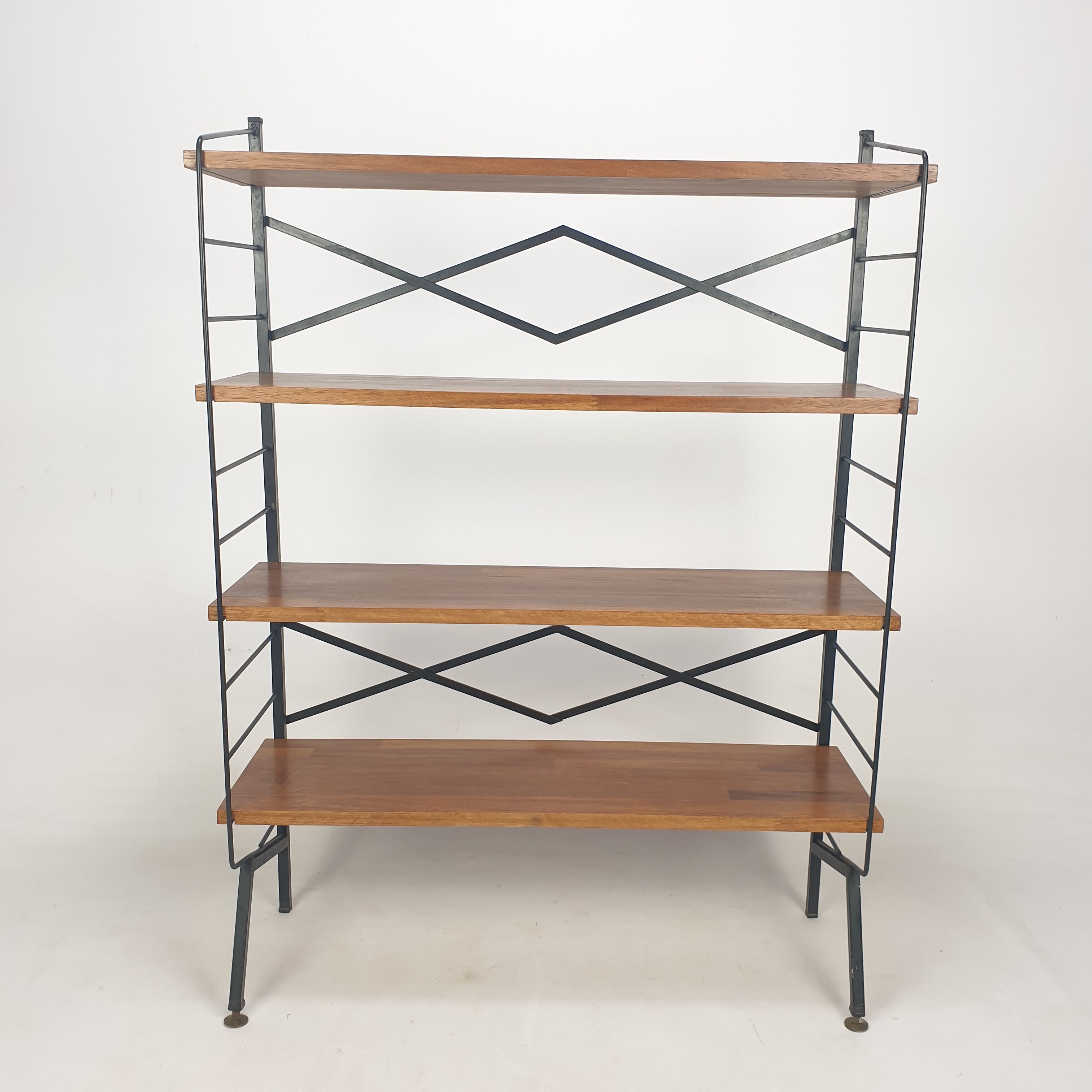 Italian Free Standing Shelving Unit, 1950's