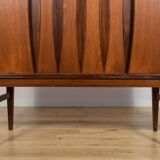 Mid-Century Teak Highboard, Denmark, 1960s