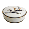 Porcelain box with lily decoration