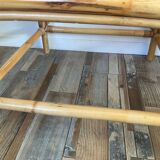 Tabb bo the vintage rattan and smoked glass bass