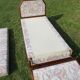 Antique Art Deco sofa bed