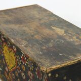 Antique Folk Art Painted bridal chest