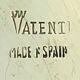 6 old silver-plated metal bread plates Valentini Spain