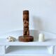Wooden candle holder