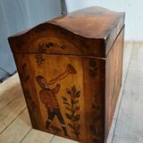Chest painted with characters
