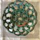 Pottery basket of braided earthenware for fruits dimension: H-9,5cm- D-25,5cm-