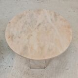Set de 2 tables d’appoint en marbre italien, années 1980