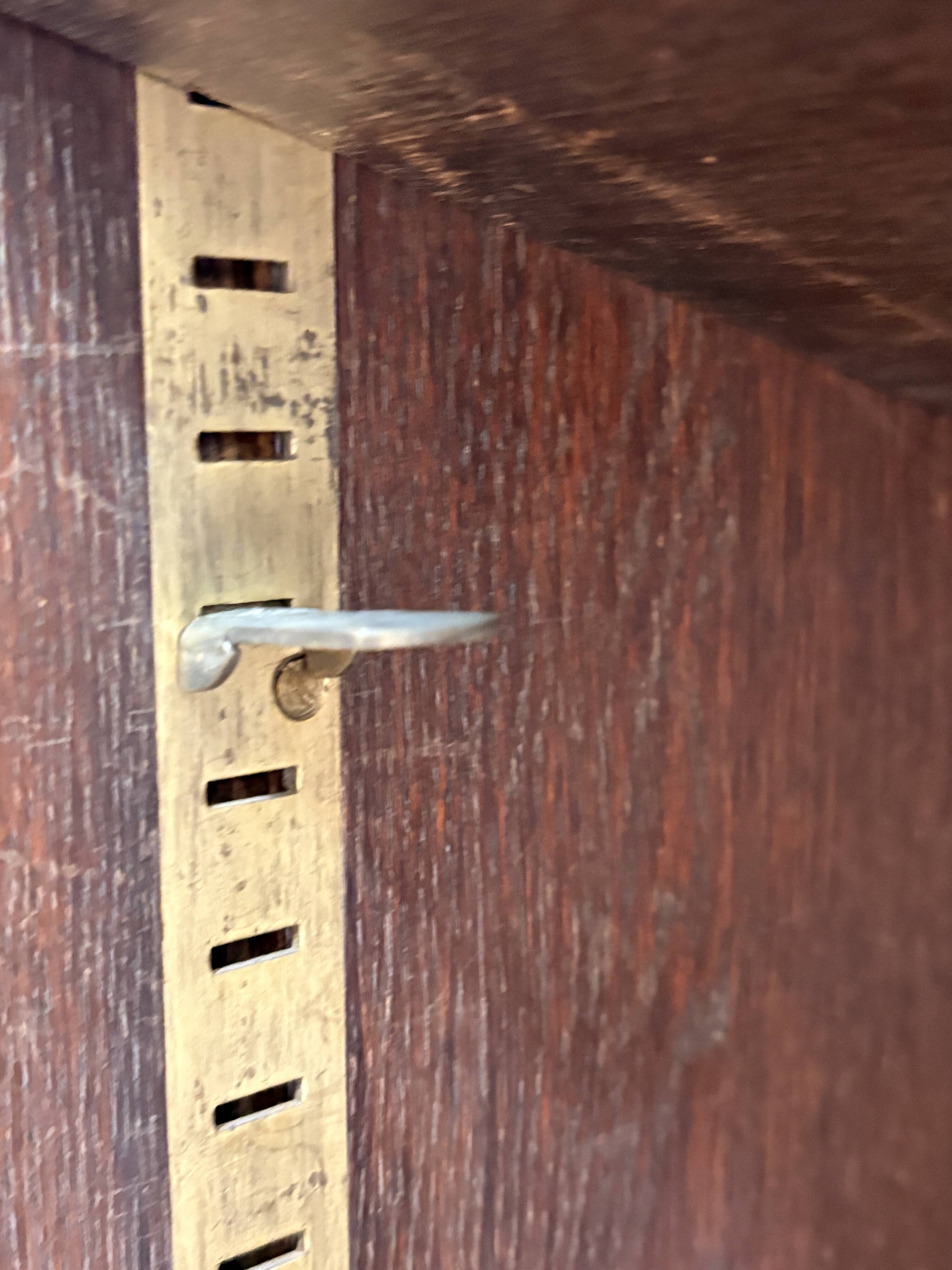 Wood and terracotta shelf