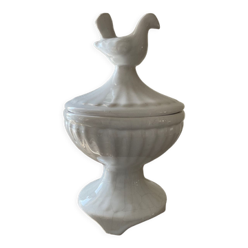 Vintage glazed ceramic candy box