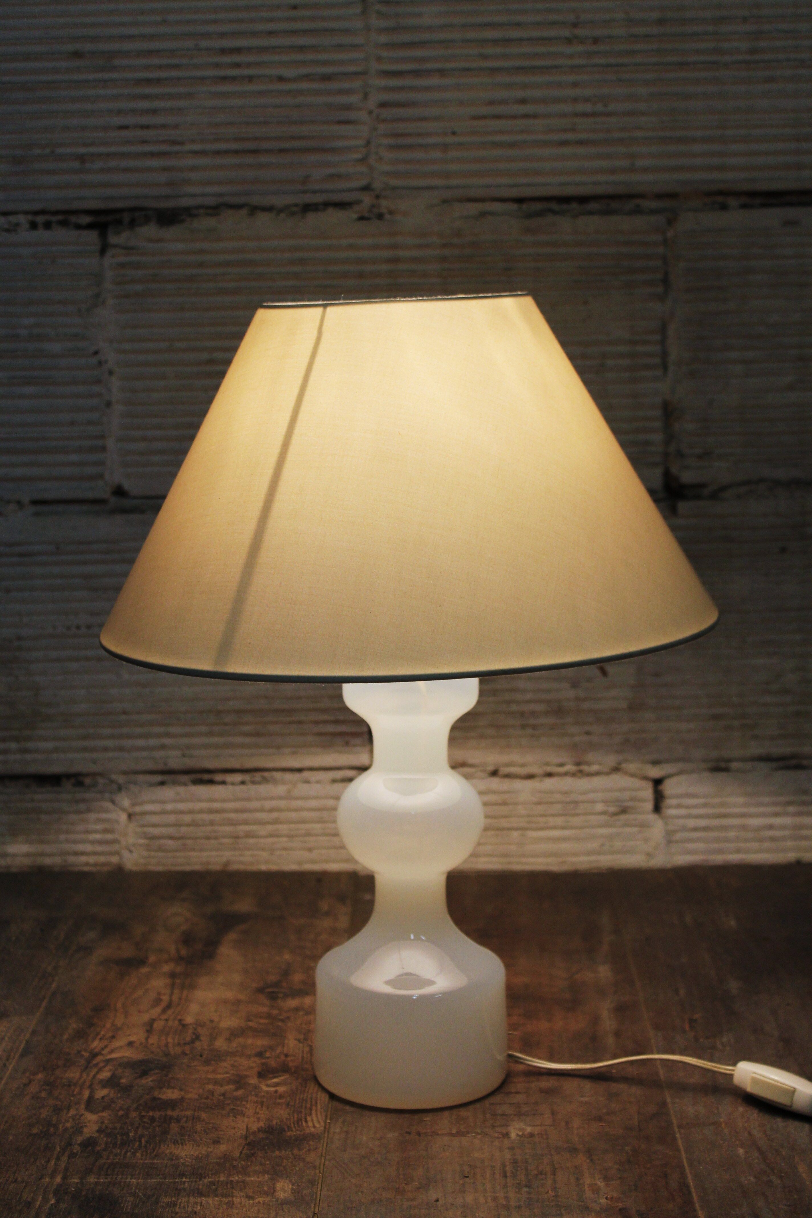 Lamp glass Italy 60s