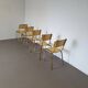 Old stacking school chairs 1950s