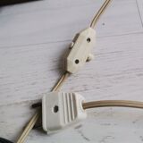 Original 1950s vintage brutalist brass desk lamp