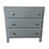 Vintage dresser 3 gustavian grey drawers