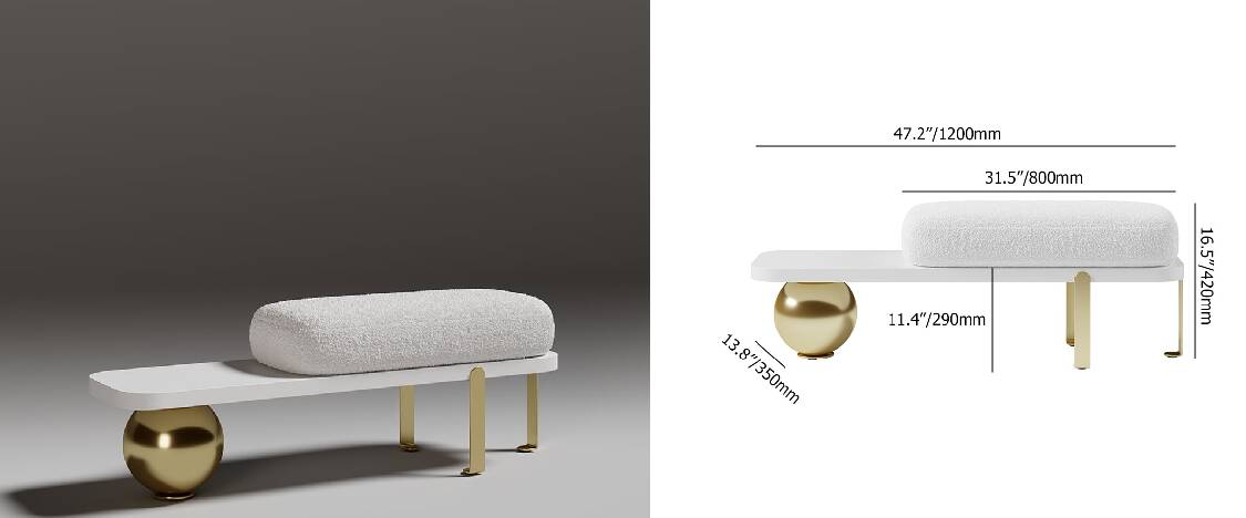 Designer bench