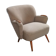 Years 50 Danish vintage armchair