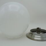 Opaline globe lamp