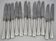 Christofle Baguette, 12 dessert knives, in perfect condition.