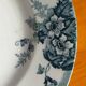 Flat porcelain plate Moulin des Loups and Hamage model Marie-Louise
