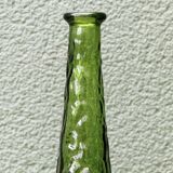 Tall frosted glass vase