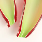 Pair of Fratelli Toso bowls in the shape of an aubergine, Murano, Italy, 1950s.