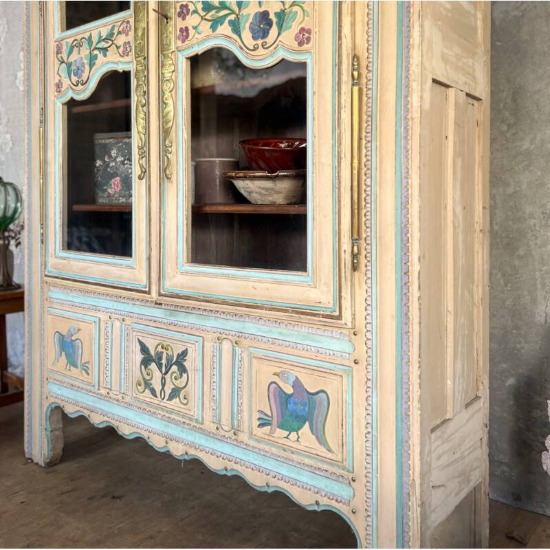 Painted antique wardrobe