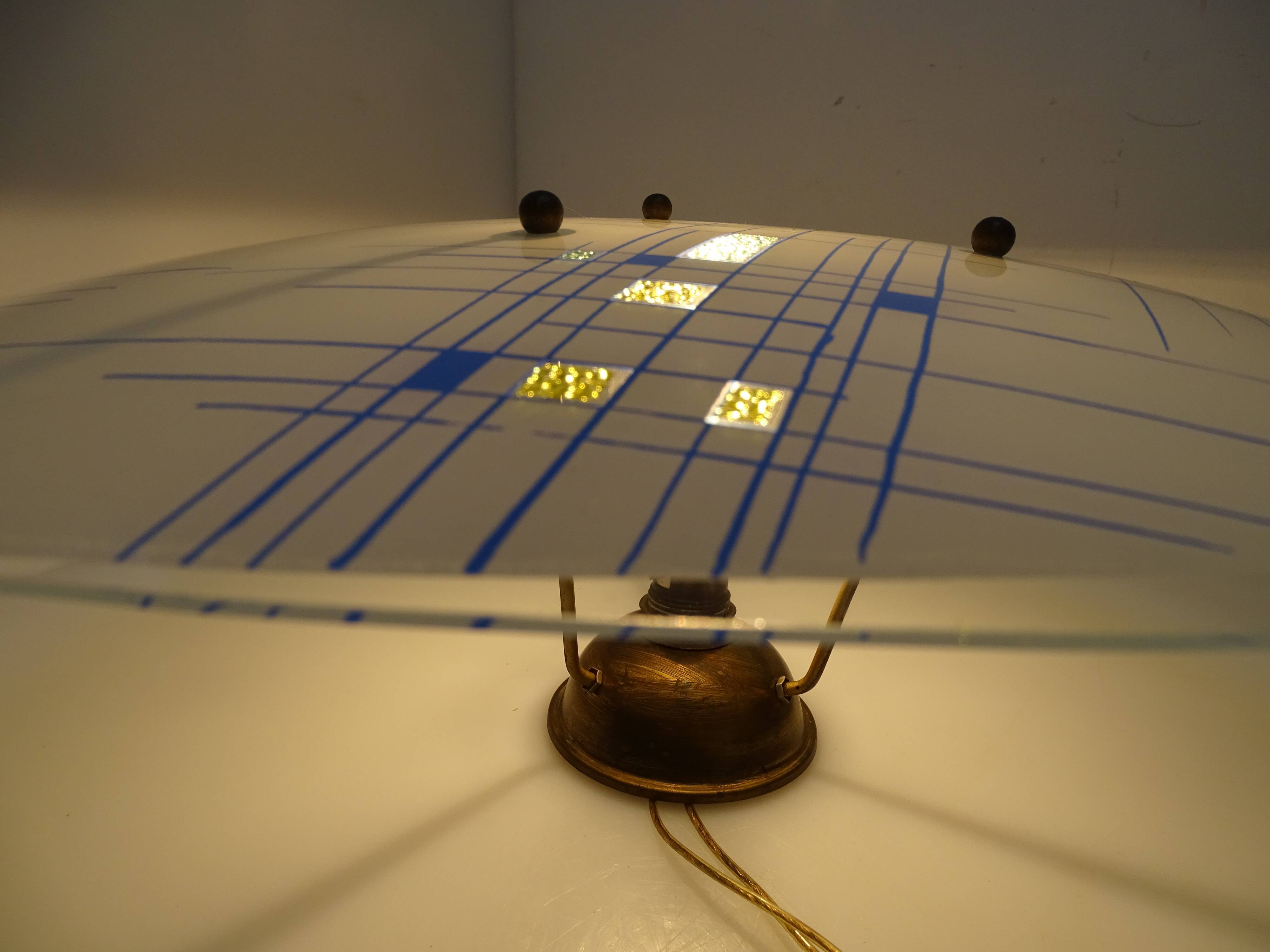 Lustre suspension 1950 space age atomic vintage design