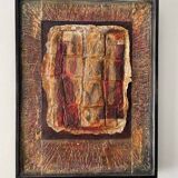 Painting "Study on Vegetable Paper" - 40 x 52 cm