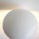 White mushroom floor lamp