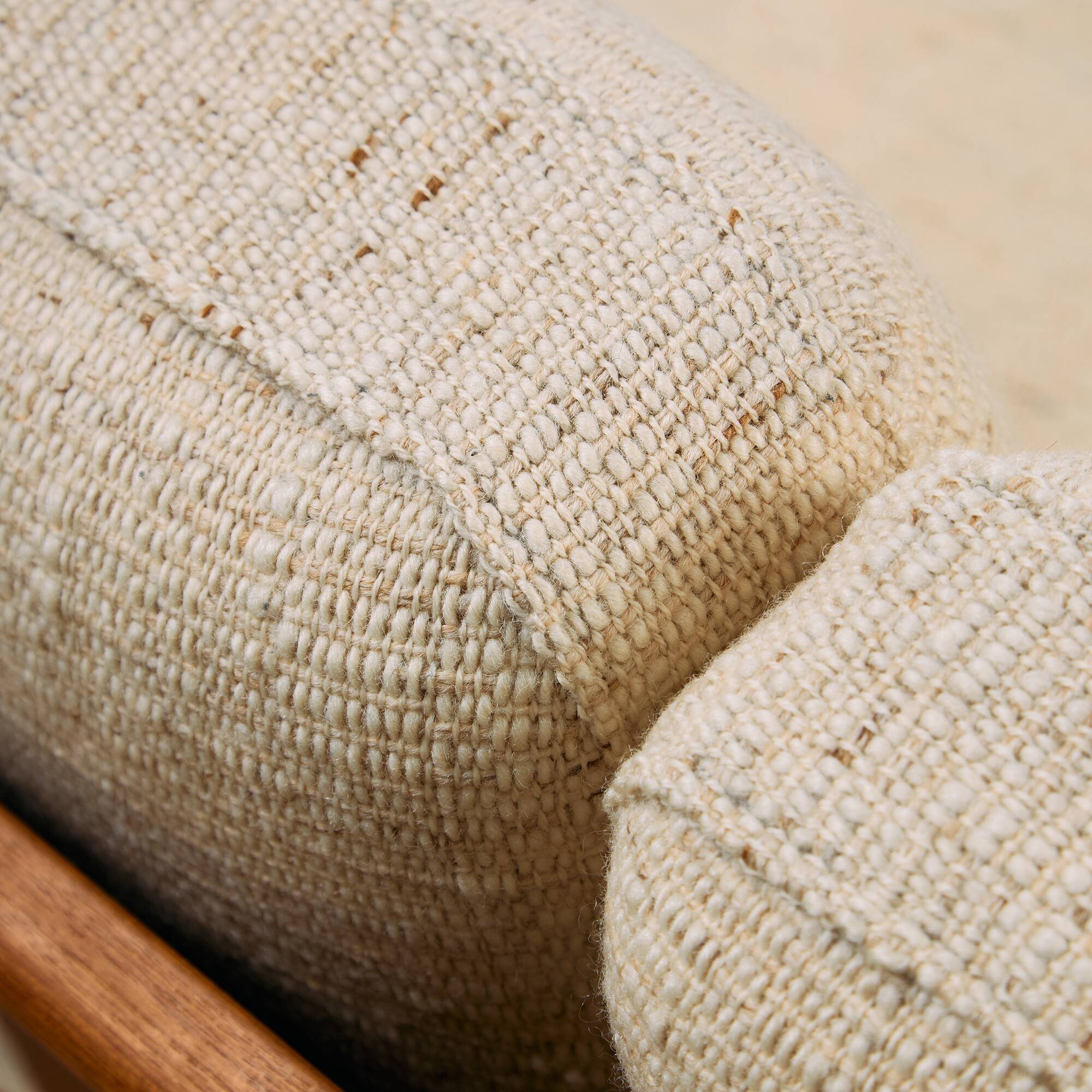 Dyrlund Three-Seater Sofa in Solid Teak