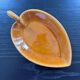 Amber leaf plate