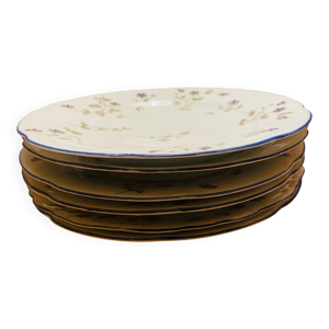 6 Assiettes à dessert - royal
