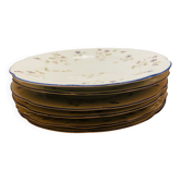 6 dessert plates O&EG Royal Austria