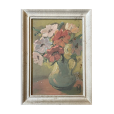 Painting old still life with flowers Still Life XXth