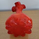 60s red/orange vase
