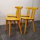 4 chaises j48, design poul m.volther, 1950, fdb møbler