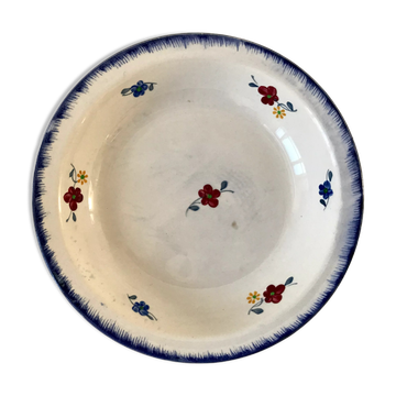 Hollow dish digoin sarreguemines model "mary lou" 40s