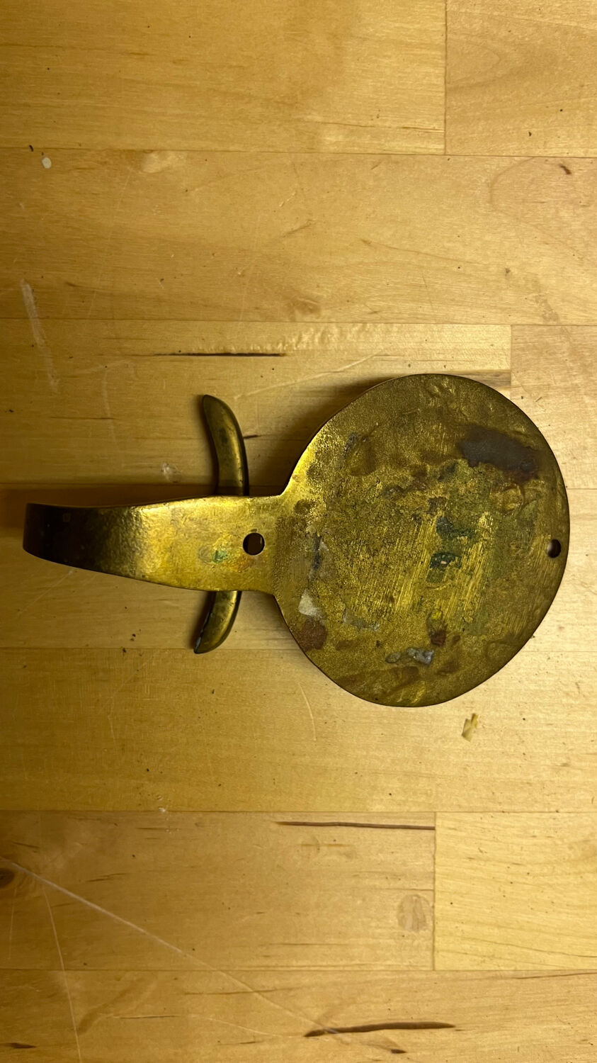 Vintage brass hook