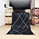 Tapis Beni Ouarain noir
