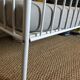 Baudou/Bonpoint bar bed in white metal for children