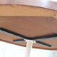 Table ronde vintage en palissandre