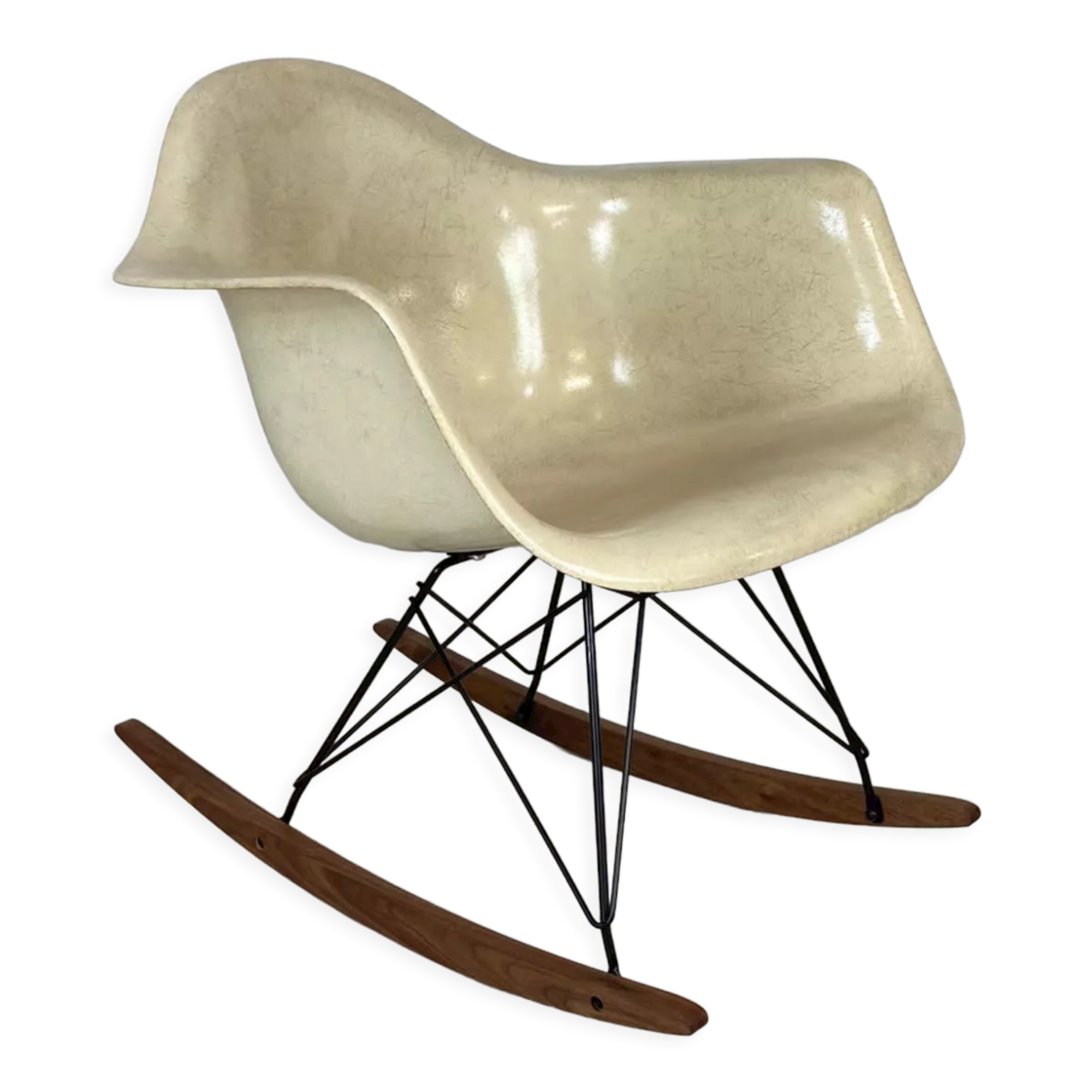 Rocking-chair RAR de Charles & Ray Eames pour Herman Miller 1950