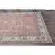 1970s Vintage Turkish Handmade Wool Pink Oversized Area Rug 212x290