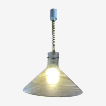 Peill & Putzler pull down conical ceiling light 1970s