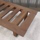 Vintage slatted oak bed base, 1950