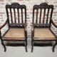 Paire de Fauteuils Cannés anciens , Style Louis XV / régence