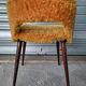 Authentic old vintage furry armchair in good condition